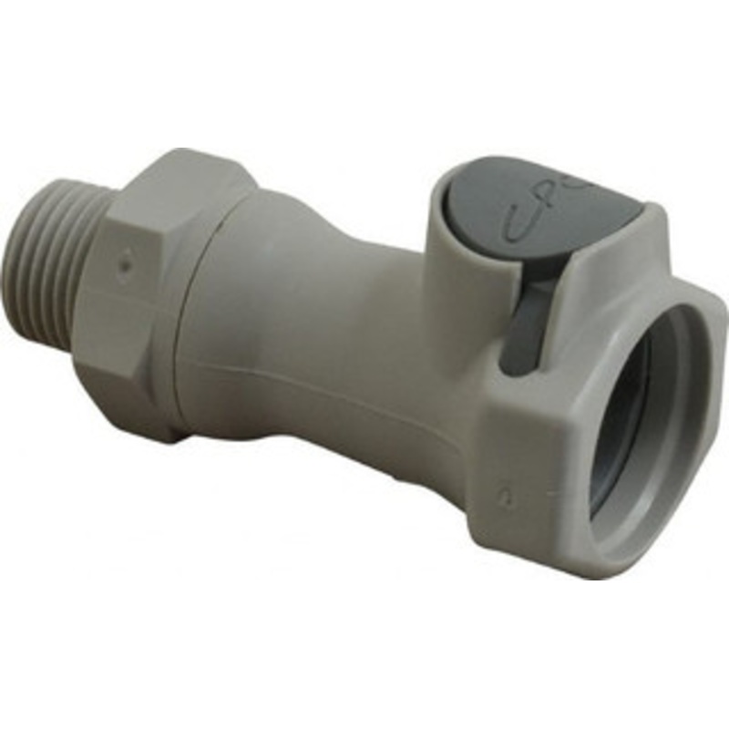 CPC Colder Products 3/8 Nominal Flow, 3/8 NPT Thread, Female, Inline Threaded-Female Socket 60 Max psi, 32 to 230F, Polypropylene Coupling, EPDM O-Ring HFCD10612 – 48732234