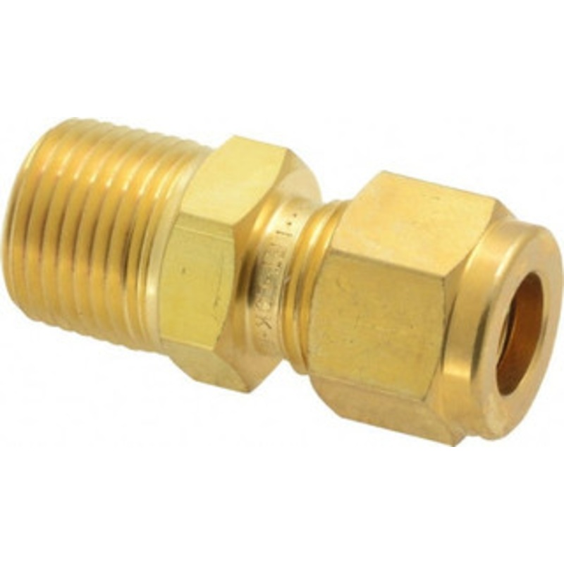 Ham-Let 3/8 Tube OD x 3/8 MPT Brass Compression Tube Male Connector Comp x MNPT Ends 3102172 – 86760949