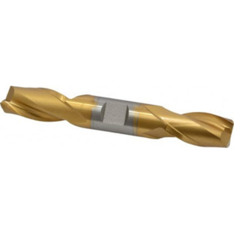 Hertel 3/4, 1-5/16 LOC, 3/4 Shank Diam, 5 OAL, 2 Flute, Cobalt Square End Mill Double End, TiN Finish, Spiral Flute, 30 Helix, Centercutting, Right Hand Cut, Right Hand Flute E4050048 – 87150975