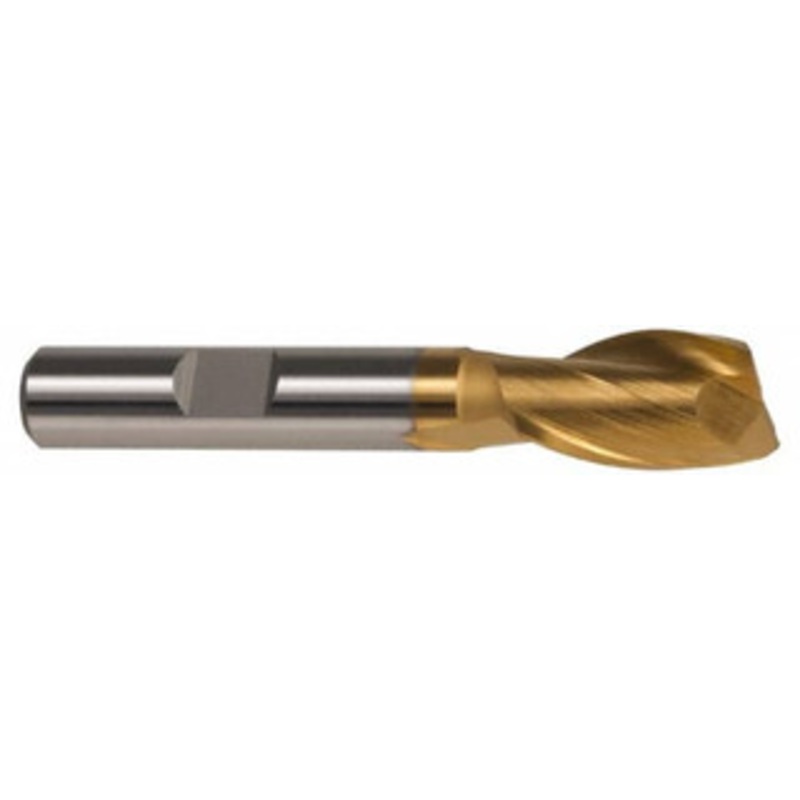 Hertel 3/4, 1-5/8 LOC, 1/2 Shank Diam, 3-5/8 OAL, 2 Flute, High Speed Steel Square End Mill Single End, TiN Finish, Spiral Flute, 42 Helix, Centercutting, Right Hand Cut, Right Hand Flute GH99914142 – 84509504
