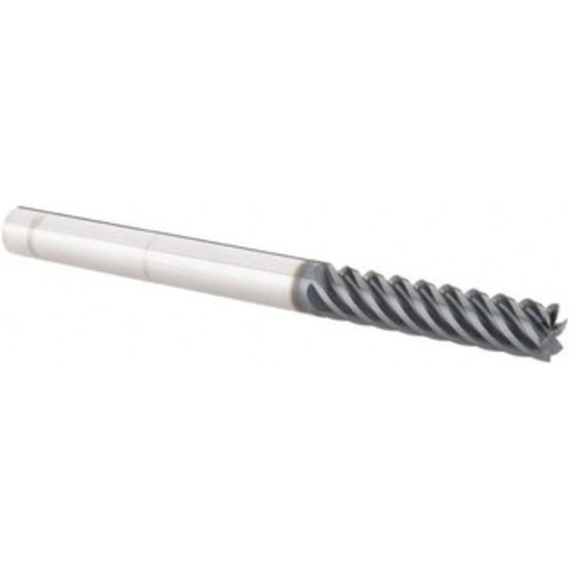 Iscar 1/4, 1 LOC, 1/4 Shank Diam, 3 OAL, 6 Flute, Solid Carbide Square End Mill Single End, TiAlN Finish, Spiral Flute, 45 Helix, Right Hand Cut, Right Hand Flute 5620961 – 86868569
