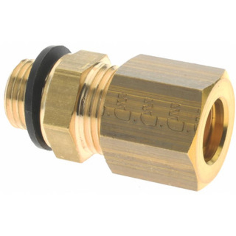Legris 8mm Tube OD x 1/8 BSPP Brass Compression Tube Male Connector Comp x MBSPP Ends, 320 Max psi, -40 to 210F 0101 08 10 – 03751302