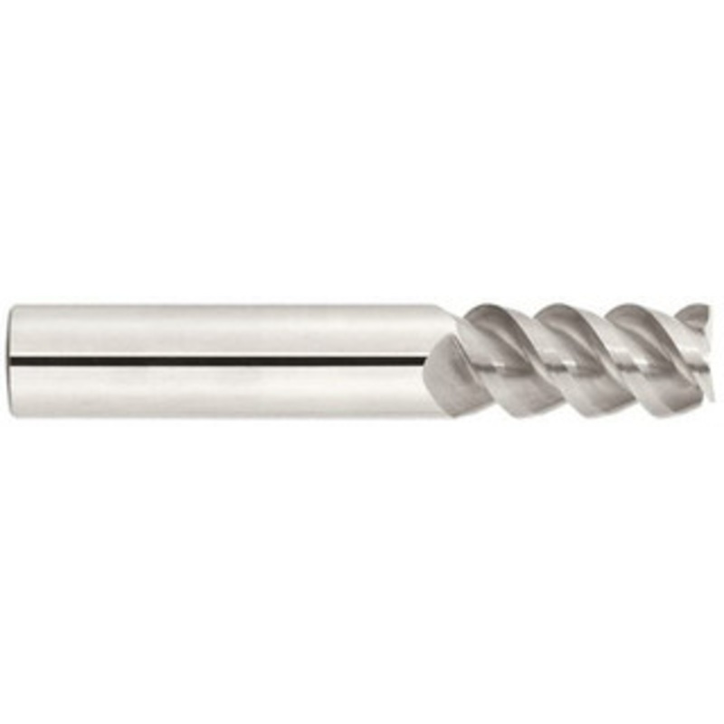 Niagara Cutter 5/8, 1-1/4 LOC, 5/8 Shank Diam, 3-1/2 OAL, 3 Flute, Solid Carbide Square End Mill Single End, TiAlN Finish, 60 Helix, Centercutting, Right Hand Cut, Series C360 17006177 – 36719284