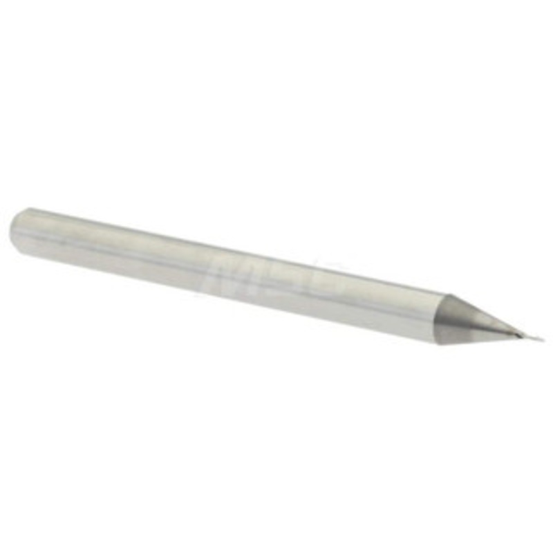 Accupro 0.011, 0.033 LOC, 1/8 Shank Diam, 1-1/2 OAL, 2 Flute, Solid Carbide Square End Mill Single End, Uncoated, Spiral Flute, 30 Helix, Centercutting, Right Hand Cut, Right Hand Flute, Series Miniature 6500013 – 37289469