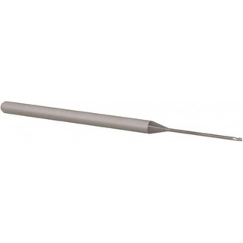 Accupro 0.035, 0.052 LOC, 1/8 Shank Diam, 2-1/2 OAL, 3 Flute, Solid Carbide Square End Mill Single End, Uncoated, Spiral Flute, 30 Helix, Centercutting, Right Hand Cut, Right Hand Flute, Series Miniature 6501220 – 62776646