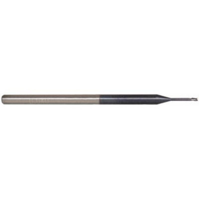 Accupro 0.04, 0.06 LOC, 1/8 Shank Diam, 2-1/2 OAL, 3 Flute, Solid Carbide Square End Mill Single End, AlTiN Finish, Spiral Flute, 30 Helix, Centercutting, Series Miniature 6501009 – 58747981