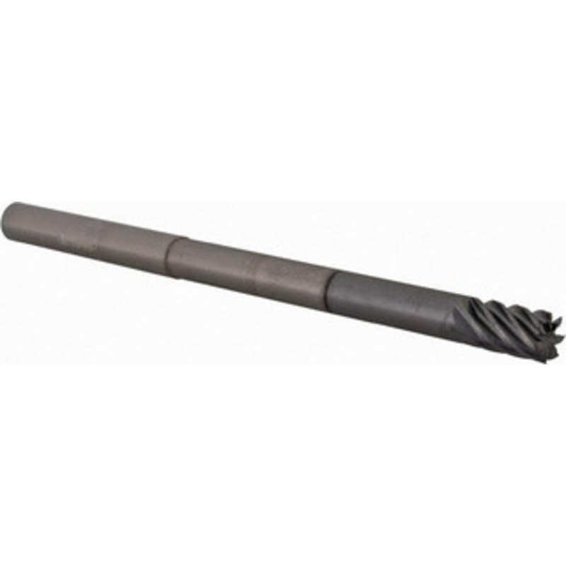 Accupro 3/8, 1/2 LOC, 3/8 Shank Diam, 6 OAL, 7 Flute, Solid Carbide Square End Mill Single End, nACRo Finish, Spiral Flute, 37.50 Helix, Centercutting, Right Hand Cut, Right Hand Flute 12180824 – 58750761