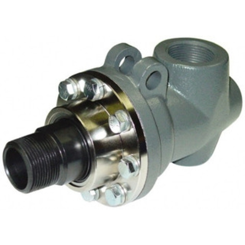 Barco Seals 1/2 NPT Right Hand Rotor Thread, 1/2 NPT Port, 5-7/8 Body Length, Dual Flow, High Temperature (Steam), Rotary Union 600 Max RPM, 250 Max Steam psi, 500 Max Water psi BC-54000-08-50 – 01064062