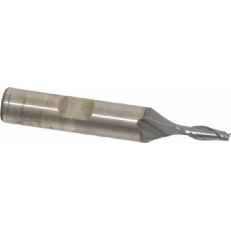 Cleveland 5/32, 7/16 LOC, 3/8 Shank Diam, 2-3/8 OAL, 2 Flute, Cobalt Square End Mill Single End, TiCN Finish, Spiral Flute, 30 Helix, Centercutting, Right Hand Cut, Right Hand Flute, Series HGC-2 C32528 – 87376059