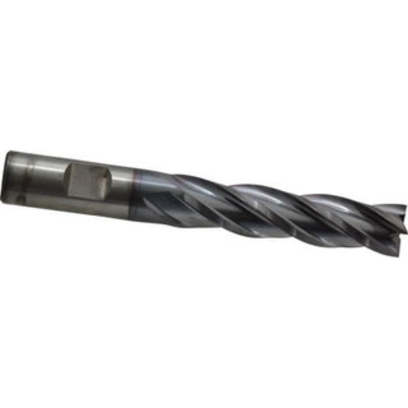 Cleveland 5/8, 2-1/2 LOC, 5/8 Shank Diam, 4-5/8 OAL, 4 Flute, High Speed Steel Square End Mill Single End, TiCN Finish, Spiral Flute, 30 Helix, Centercutting, Right Hand Cut, Right Hand Flute, Series HG-4C C33417 – 87415717