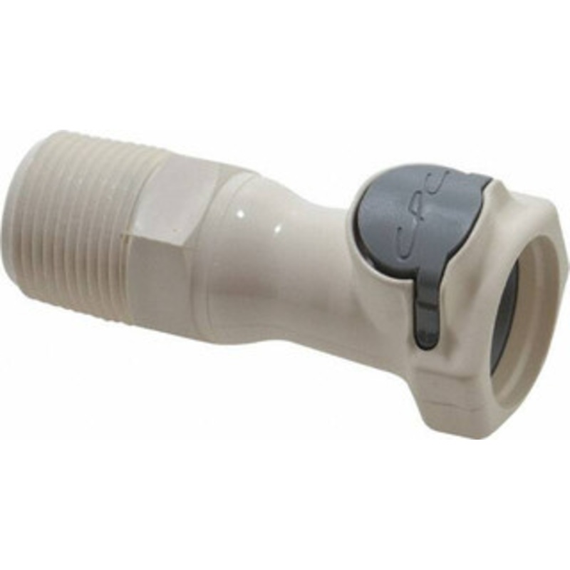CPC Colder Products 1/2 Nominal Flow, 3/4 NPT Thread, Male, Inline Threaded-Male Socket 125 Max psi, -40 to 280F, Polysulfone Coupling, EPDM O-Ring FFC101235 – 48734834