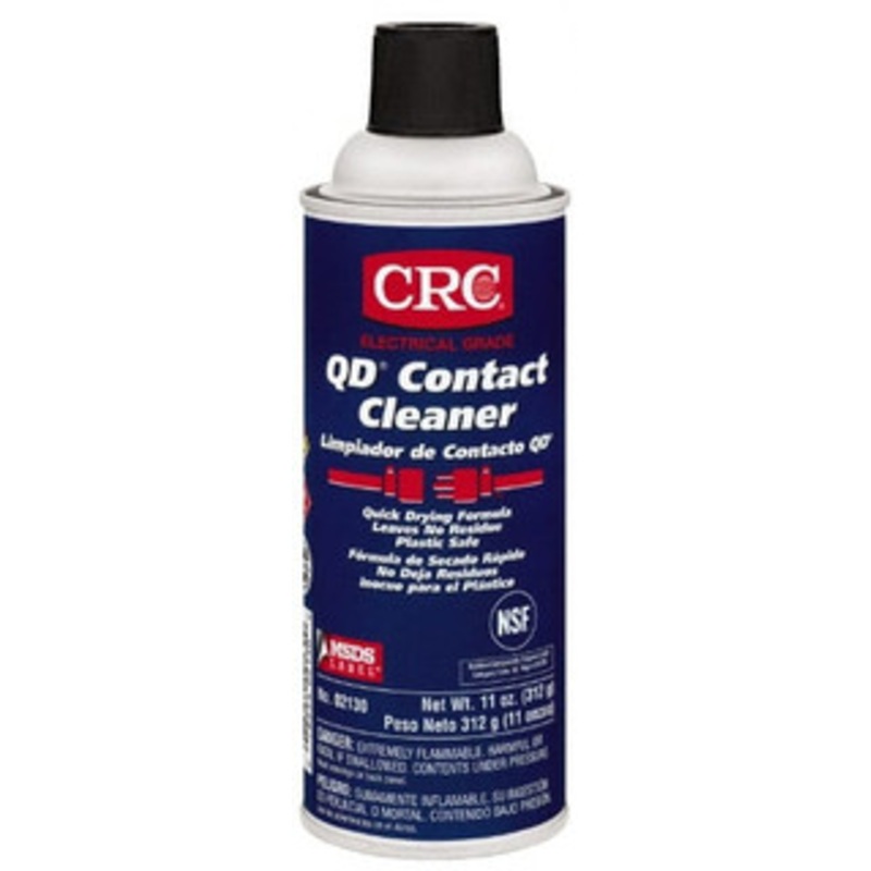 CRC 15 Ounce Aerosol Contact Cleaner 0F Flash Point, 22,600 Volt Dielectric Strength, Flammable, Food Grade, Plastic Safe 1003221 – 07845928