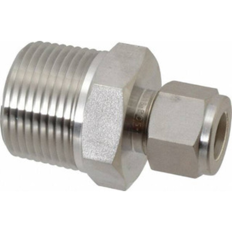Ham-Let 1/2 Tube OD x 1 MPT Stainless Steel Compression Tube Male Connector Comp x MNPT Ends 3002014 – 86760717