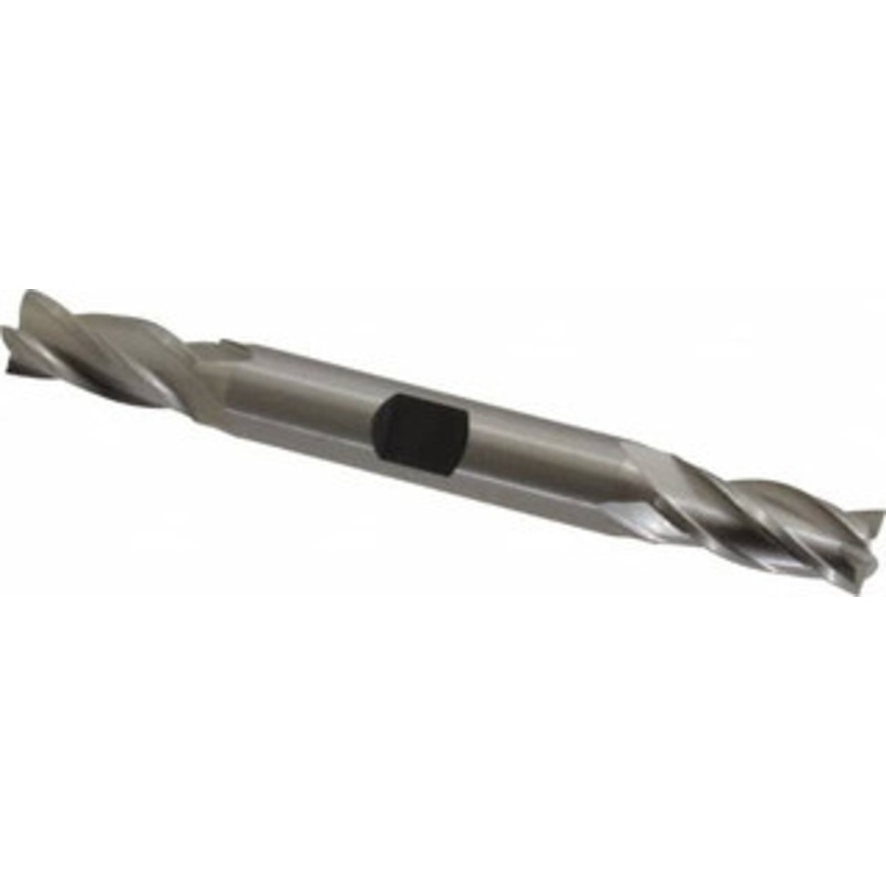 Hertel 11/32, 3/4 LOC, 3/8 Shank Diam, 3-1/2 OAL, 4 Flute, Cobalt Square End Mill Double End, Uncoated, Spiral Flute, 30 Helix, Centercutting, Right Hand Cut, Right Hand Flute E2053022 – 91193896