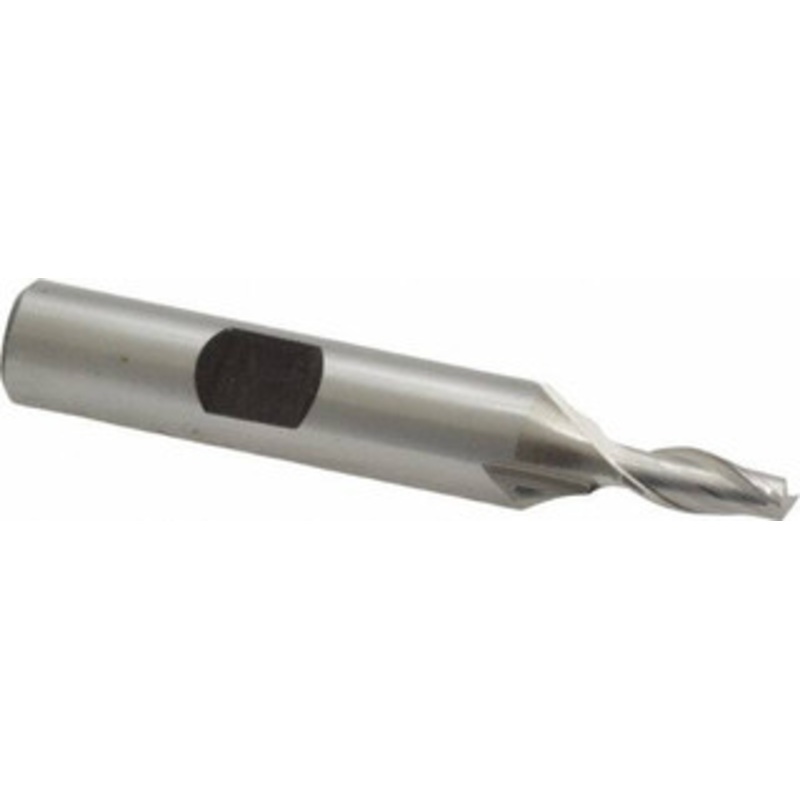 Hertel 3/16, 7/16 LOC, 3/8 Shank Diam, 2-5/16 OAL, 2 Flute, High Speed Steel Square End Mill Single End, Uncoated, Spiral Flute, 30 Helix, Centercutting, Right Hand Cut, Right Hand Flute E1030012 – 41116039