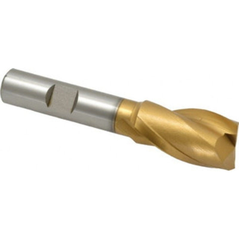 Hertel 3/4, 1-5/16 LOC, 1/2 Shank Diam, 3-5/16 OAL, 2 Flute, Cobalt Square End Mill Single End, TiN Finish, Spiral Flute, 30 Helix, Centercutting, Right Hand Cut, Right Hand Flute E4030904 – 41114794