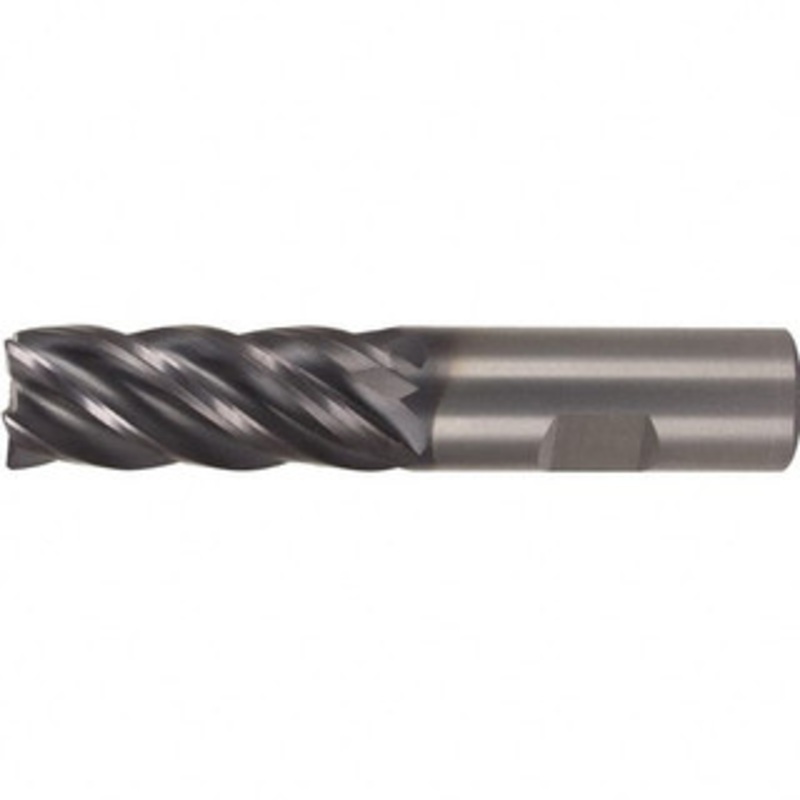 Kennametal 3/4, 1-1/2 LOC, 3/4 Shank Diam, 4 OAL, 5 Flute, Solid Carbide Square End Mill Single End, AlTiN Finish, Spiral Flute, 38 Helix, Right Hand Cut, Right Hand Flute, Series UCDE 3580874 – 45834769