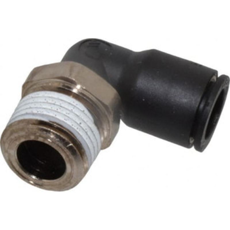 Legris 12mm Outside Diam, 1/2 NPT, Nylon Push-to-Connect Tube Male Elbow 290 Max psi, Tube to Male NPT Connection, Buna Nitrile O-Ring 3109 12 22 – 86767688