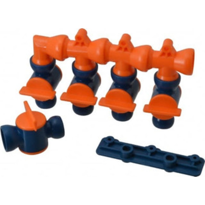 Loc-Line 1/2 Hose Inside Diam, Coolant Hose Manifold For Use with Loc-Line Modular Hose System and Shields, 6 Pieces 32098 – 09776618