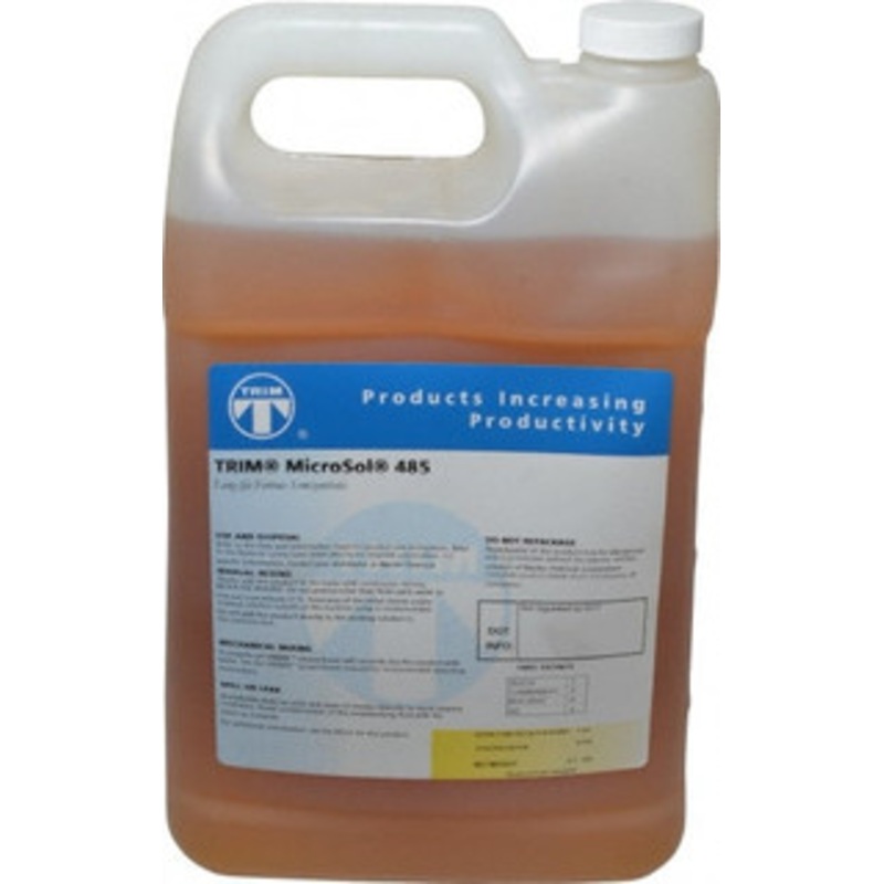 Master Fluid Solutions TRIM MicroSol 485 1 Gal Bottle Cutting & Grinding Fluid Semisynthetic, For Use on Ferrous Metals & Iron MS485/1 – 72761737