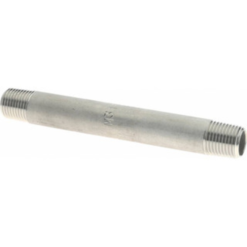 Merit Brass 1/8 x 3 316/316L Stainless Steel Pipe Nipple Welded, Threaded, Schedule 40 6002-300 – 36904290