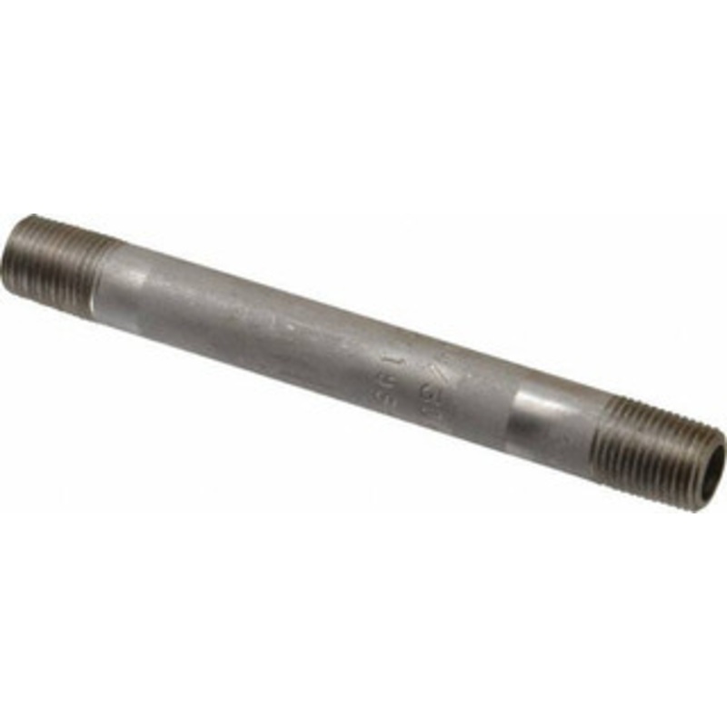 Merit Brass 1/8 x 3.5 304/304L Stainless Steel Pipe Nipple Welded, Threaded, Schedule 40 4002-350 – 36903094