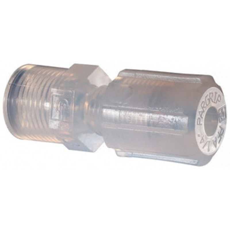 NewAge Industries 1/4 Tube OD, PFA PTFE Plastic Compression Tube Female Connector 1/4 NPT Pipe, 500F Max, 1/4 Thread 5320112 – 48595128