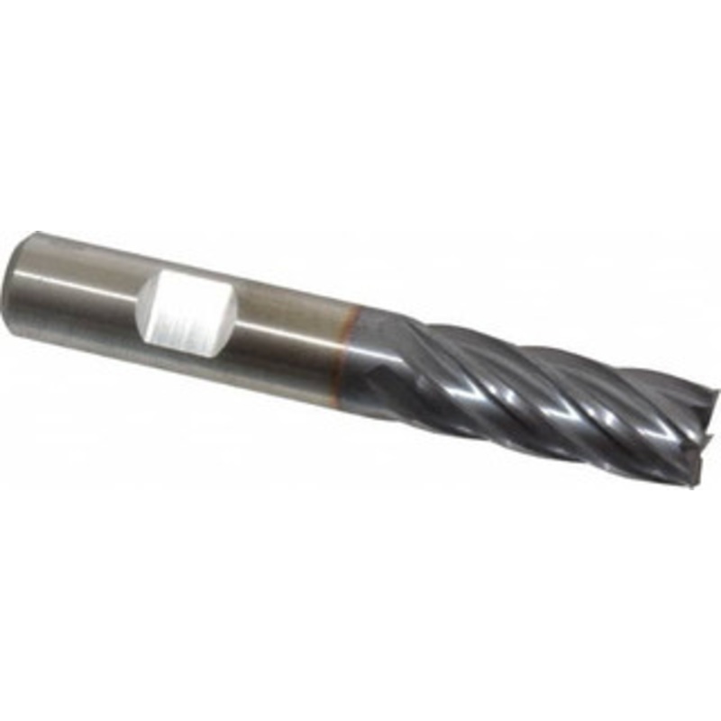 Niagara Cutter 1/2, 1-1/4 LOC, 1/2 Shank Diam, 3-1/4 OAL, 6 Flute, Cobalt Square End Mill Single End, TiCN Finish, Spiral Flute, 30 Helix, Centercutting, Right Hand Cut, Right Hand Flute, Series SPC408 17016419 – 45555729