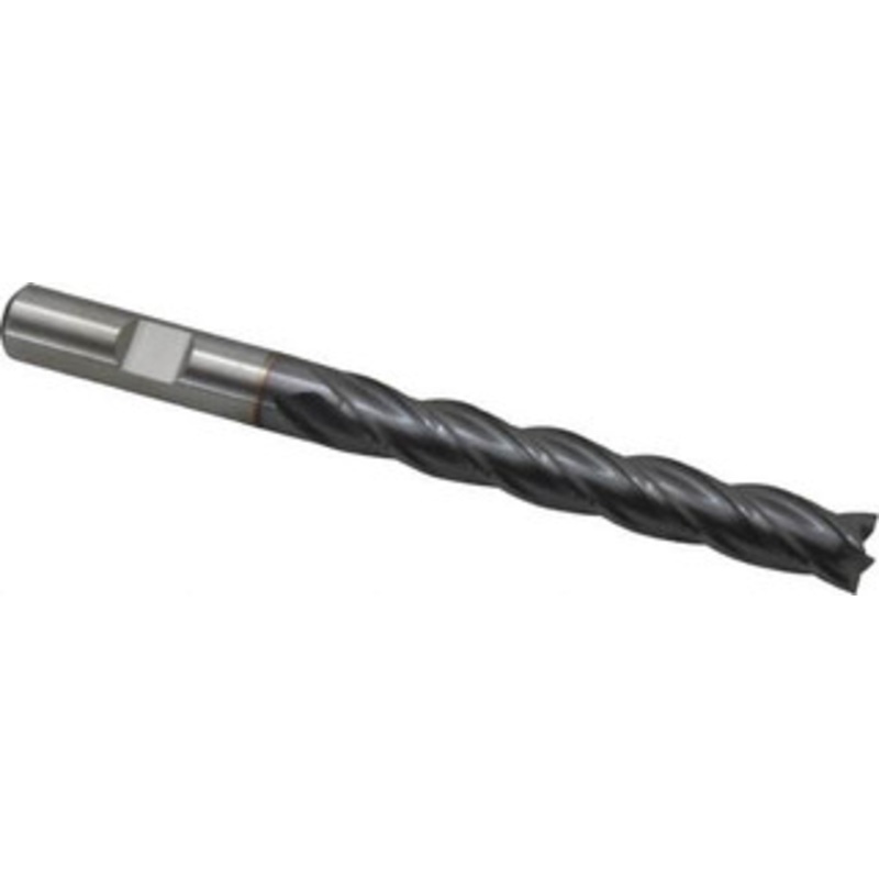 Niagara Cutter 3/8, 2-1/2 LOC, 3/8 Shank Diam, 4-1/4 OAL, 4 Flute, Cobalt Square End Mill Single End, TiCN Finish, Spiral Flute, 30 Helix, Centercutting, Right Hand Cut, Right Hand Flute, Series SPC408 17016415 – 45555687