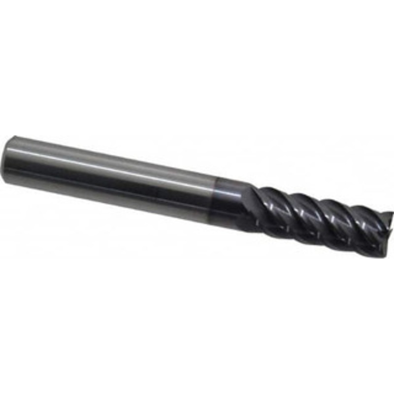 Niagara Cutter 5/16, 13/16 LOC, 5/16 Shank Diam, 2-1/2 OAL, 5 Flute, Solid Carbide Square End Mill Single End, TiAlN Finish, Spiral Flute, 45 Helix, Centercutting, Right Hand Cut, Right Hand Flute, Series S545 17003595 – 63738090