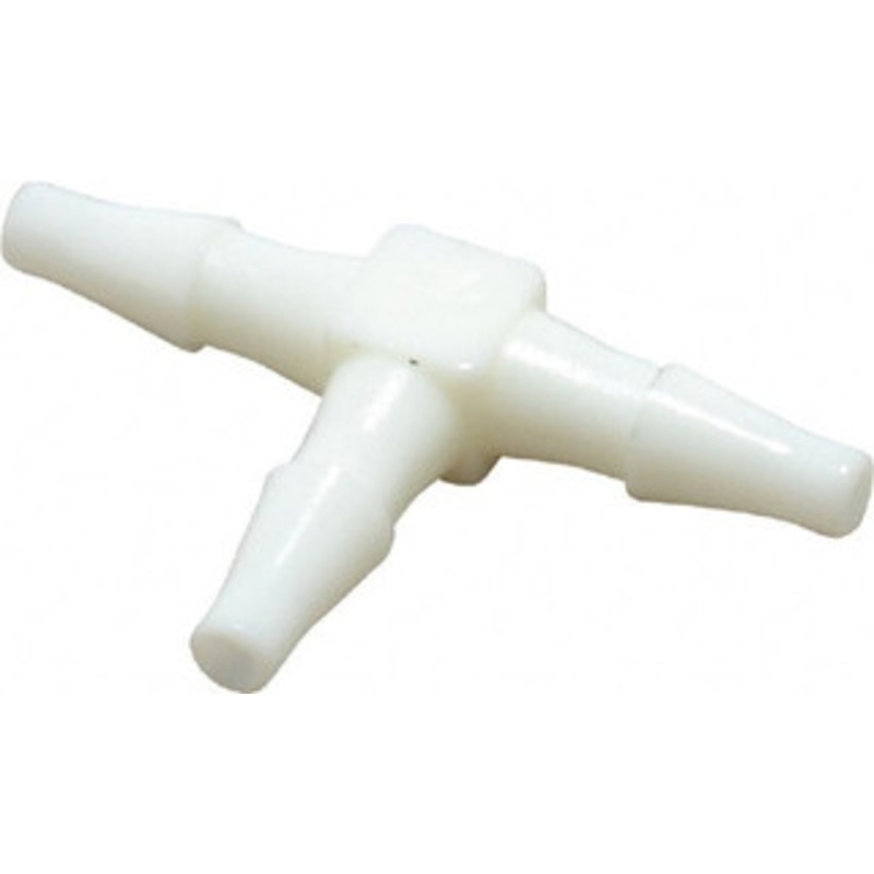 Norgren 1/16 Barb, Nylon Single Barbed Tube Union Tee White 4TC-039-025 – 36672657