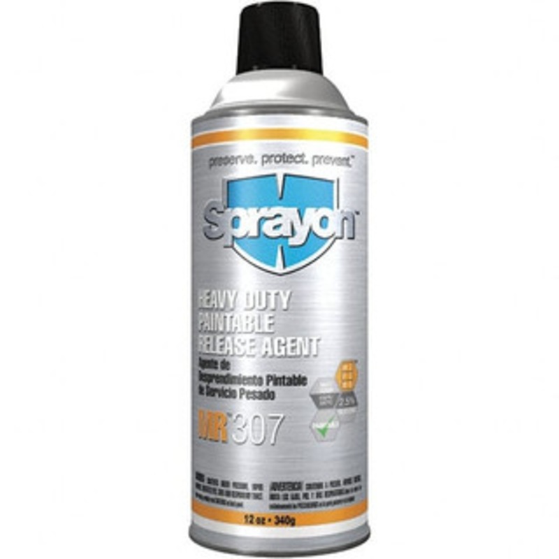 Sprayon 16 Ounce Aerosol Can, Clear, Heavy-Duty Mold Release Silicone Composition S00307000 – 84253004