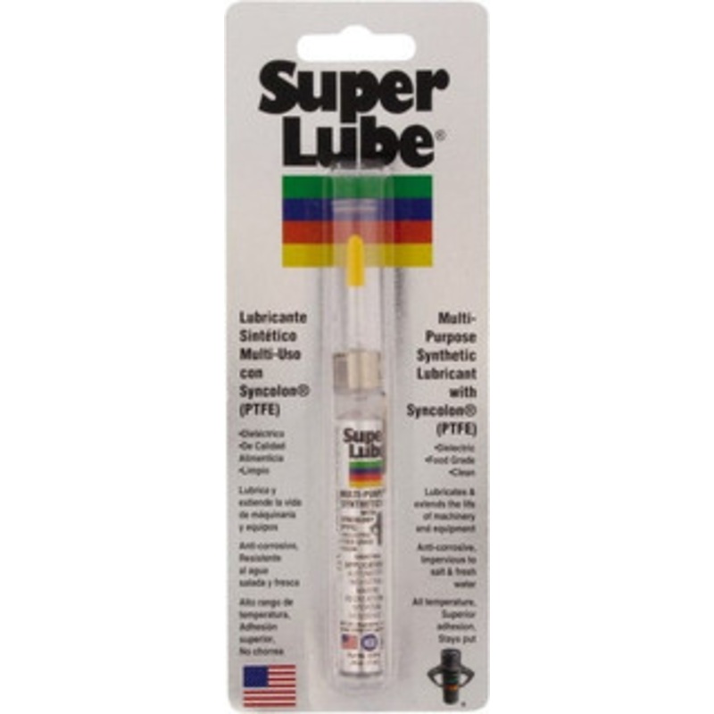 Synco Chemical Super Lube 0.24 oz Precision Oiler Synthetic Multi-Purpose Machine Oil ISO 150, SAE 85W, -45 to 450F, Food Grade 51010 – 00257188