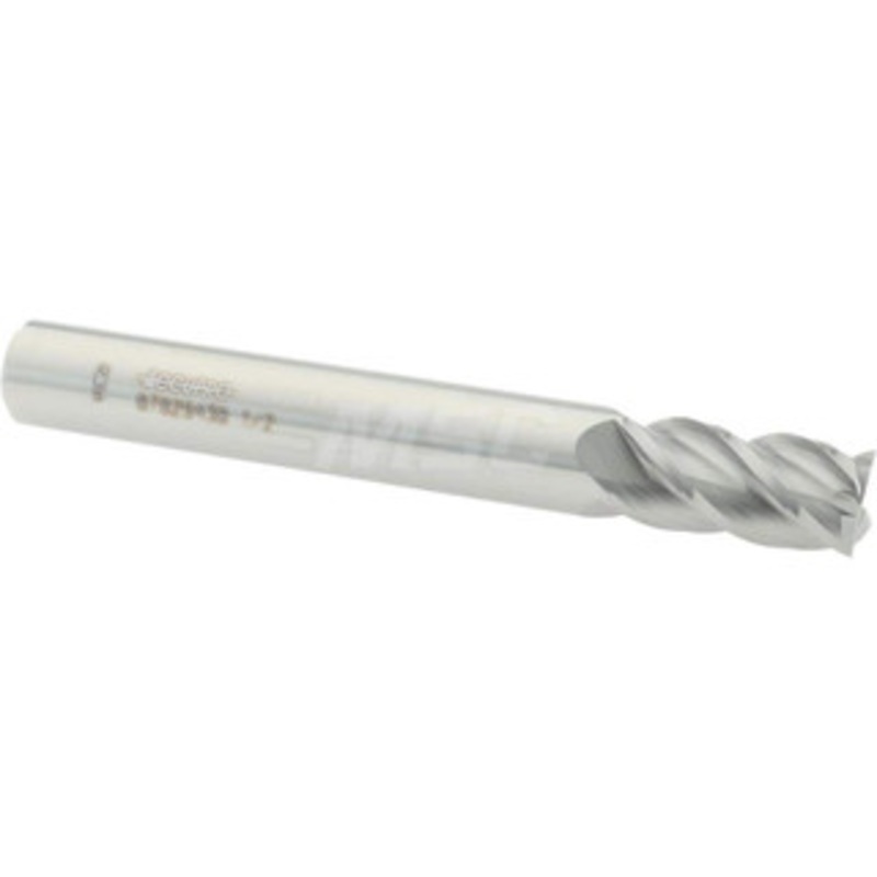 Accupro 1/2, 1 LOC, 1/2 Shank Diam, 4 OAL, 4 Flute, Solid Carbide Square End Mill Single End, Uncoated, Spiral Flute, 40 Helix, Centercutting, Right Hand Cut, Right Hand Flute 12183552 – 87829438