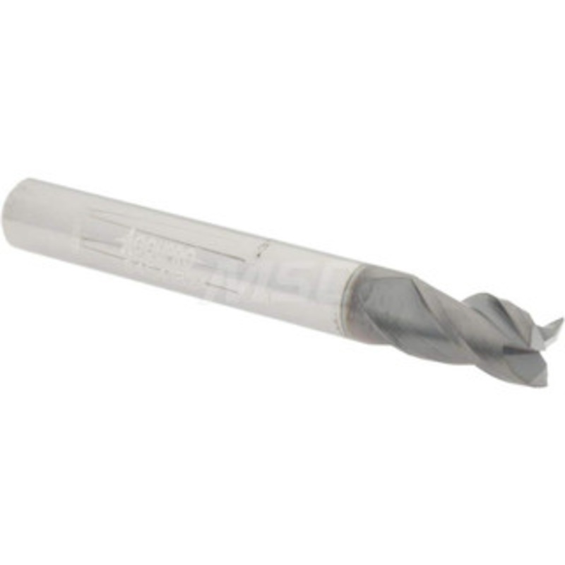 Accupro 1/4, 3/8 LOC, 1/4 Shank Diam, 2 OAL, 3 Flute, Solid Carbide Square End Mill Single End, nACRo Finish, Spiral Flute, 40 Helix, Centercutting, Right Hand Cut, Right Hand Flute 12178911 – 64541824