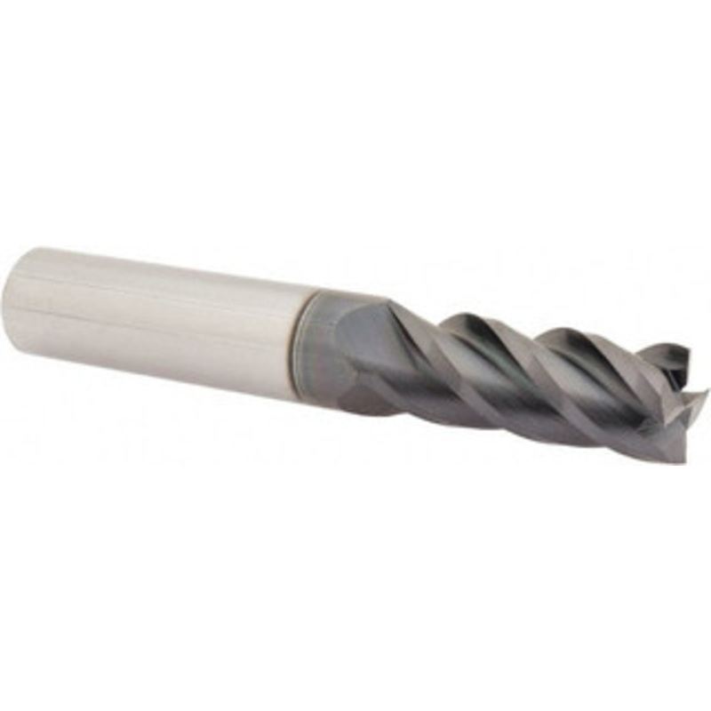 Accupro 13/32, 1 LOC, 7/16 Shank Diam, 2-3/4 OAL, 4 Flute, Solid Carbide Square End Mill Single End, AlTiN Finish, Spiral Flute, 40 Helix, Centercutting, Right Hand Cut, Right Hand Flute 12182564 – 01982685