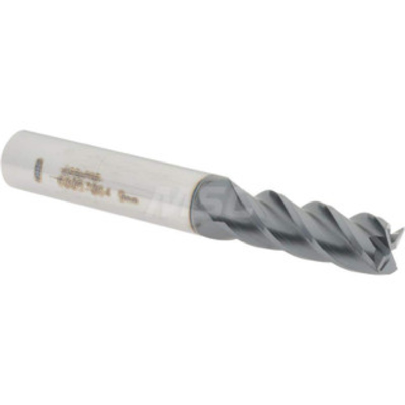 Accupro 9mm, 25mm LOC, 10mm Shank Diam, 2-3/4 OAL, 4 Flute, Solid Carbide Square End Mill Single End, AlTiN Finish, Spiral Flute, 40 Helix, Centercutting, Right Hand Cut, Right Hand Flute 12182528 – 60057064