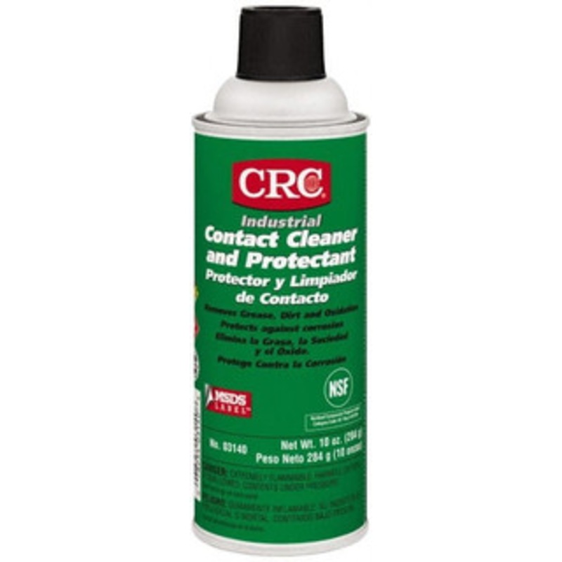 CRC 10 Ounce Aerosol Contact Cleaner 0F Flash Point, 350 Volt Dielectric Strength, Flammable, Food Grade, Plastic Safe 1003416 – 02983062