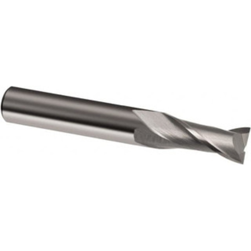 Guhring 3/32, 1/4 LOC, 1/8 Shank Diam, 1-1/2 OAL, 2 Flute, Solid Carbide Square End Mill Single End, Uncoated, Spiral Flute, 30 Helix, Right Hand Cut, Right Hand Flute, Series 3146 9031460023800 – 58536756