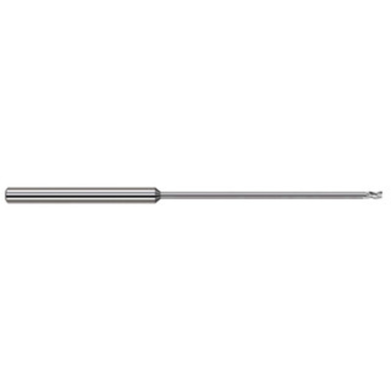 Harvey Tool Square End Mills, Mill Diameter (mm): 0.80, Mill Diameter (Inch): 1/32, Mill Diameter (Decimal Inch): 0.0310, Length of Cut (Decimal Inch): 0.0460, Material: Solid Carbide, Finish/Coating: Uncoated 972031 – 42887497