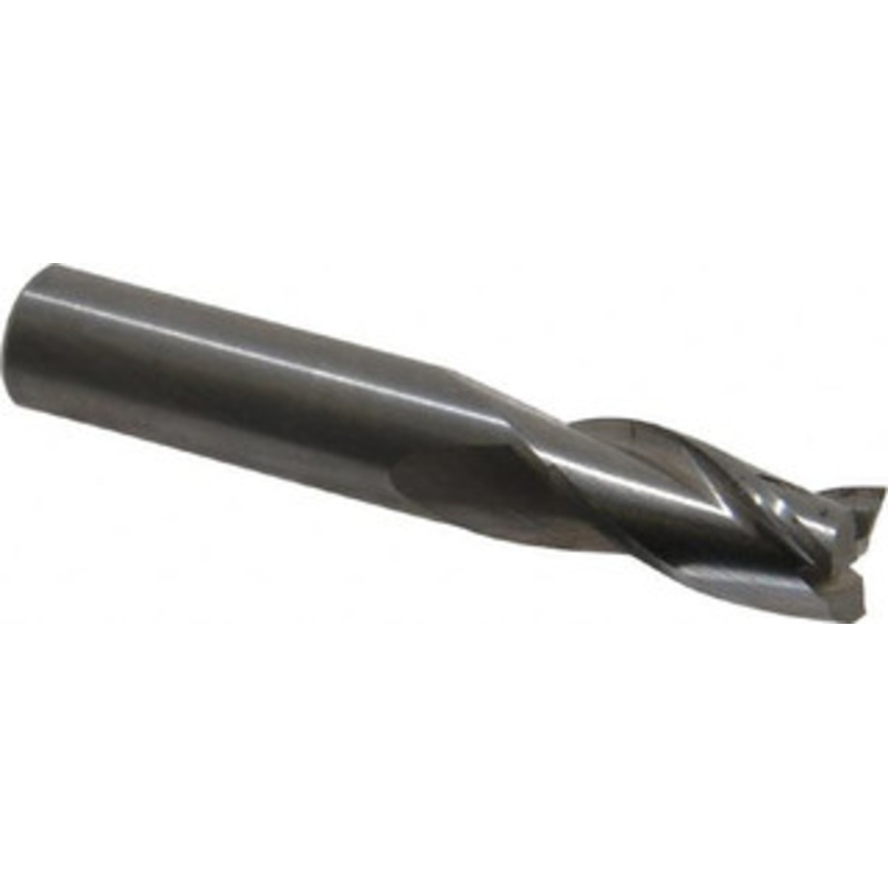 Hertel 1/2, 1 LOC, 1/2 Shank Diam, 3 OAL, 3 Flute, Solid Carbide Square End Mill Single End, Uncoated, Spiral Flute, 30 Helix, Centercutting, Right Hand Cut 750012 – 74456989