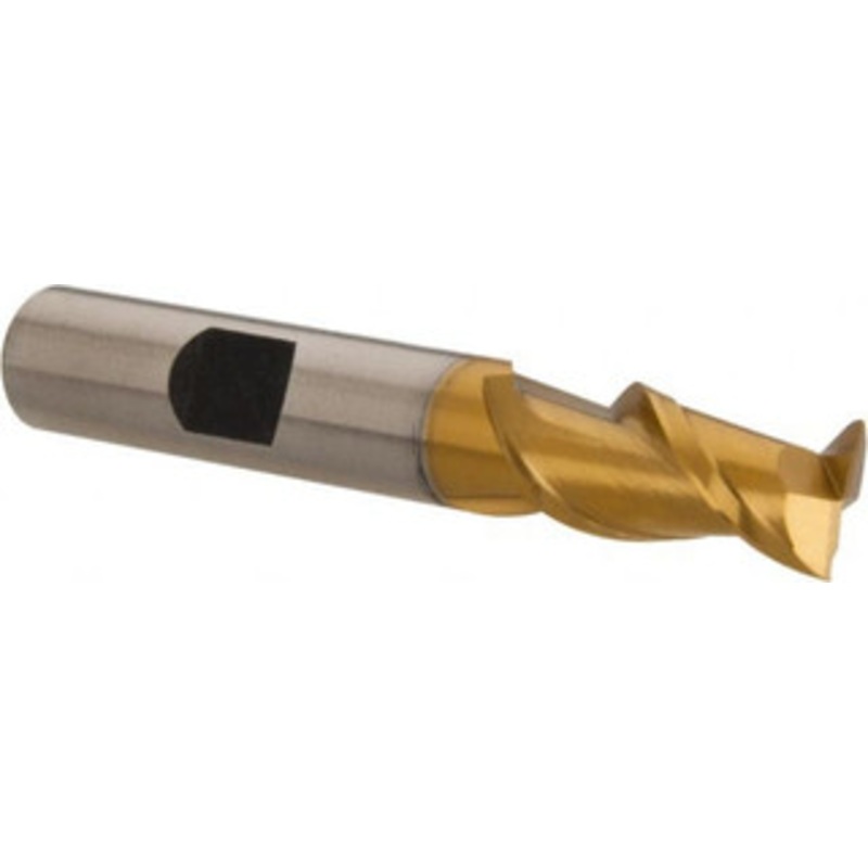 Hertel 3/8, 3/4 LOC, 3/8 Shank Diam, 2-1/2 OAL, 2 Flute, High Speed Steel Square End Mill Single End, TiN Finish, Spiral Flute, 42 Helix, Centercutting, Right Hand Cut, Right Hand Flute GH070024 – 84509454