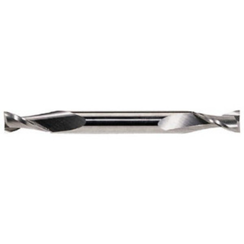 Hertel 3/8, 3/4 LOC, 3/8 Shank Diam, 3-1/2 OAL, 2 Flute, Solid Carbide Square End Mill Double End, Uncoated, Spiral Flute, 30 Helix, Centercutting, Right Hand Cut E5025024 – 88248174