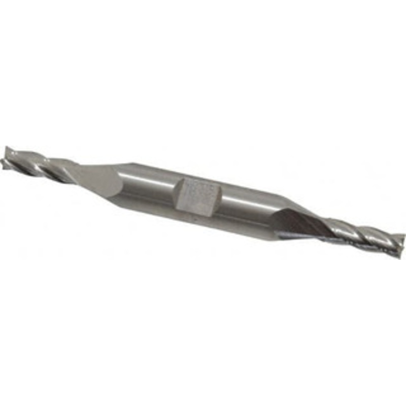 Hertel 5mm, 9/16 LOC, 3/8 Shank Diam, 3-1/4 OAL, 4 Flute, Cobalt Square End Mill Double End, Uncoated 13030 – 89331706