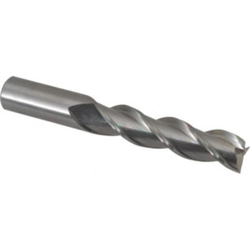 Kennametal 3/4, 3 LOC, 3/4 Shank Diam, 5-1/4 OAL, 3 Flute, Solid Carbide Square End Mill Single End, Uncoated, Spiral Flute, 37 Helix, Centercutting, Right Hand Cut, Right Hand Flute, Series AADE 3658852 – 71095764