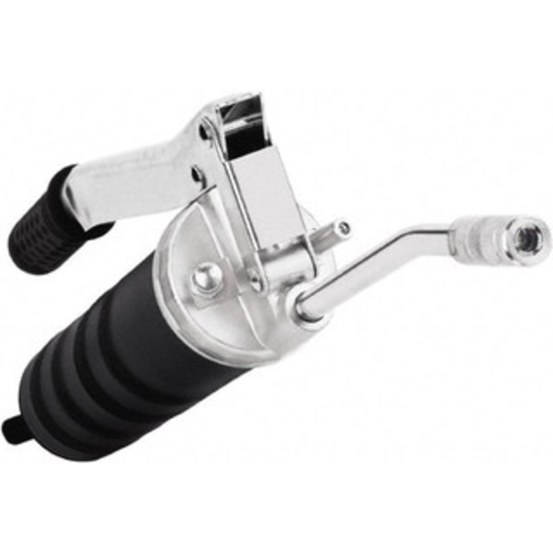 LuMax 10,000 Max psi, Rigid Lever Grease Gun 14 oz Capacity, 1/8 Thread Outlet, 17 Strokes per oz, 3-Way Fill LX-1120 – 48932933