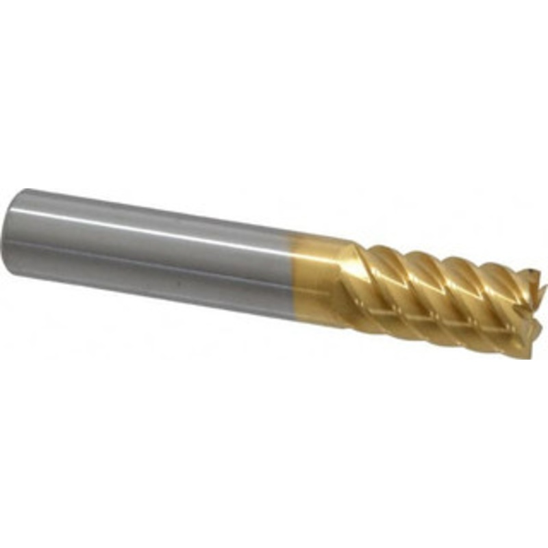 M.A. Ford 1/2, 1 LOC, 1/2 Shank Diam, 3 OAL, 6 Flute, Solid Carbide Square End Mill Single End, TiN Finish, Spiral Flute, 53 Helix, Right Hand Cut, Right Hand Flute, Series 113 11350000T – 76568237