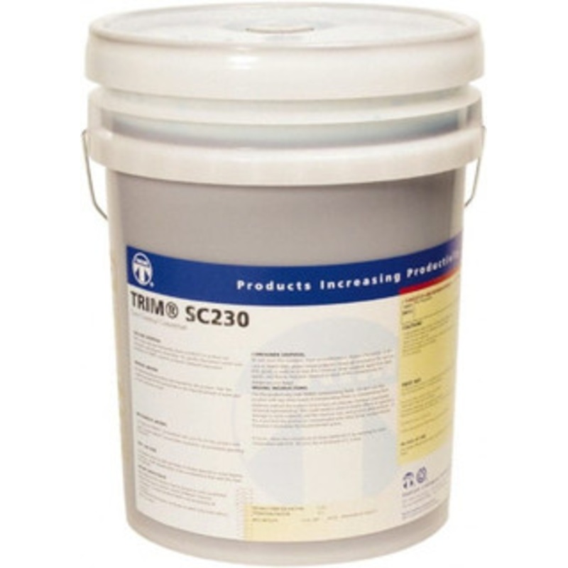 Master Fluid Solutions TRIM SC230 5 Gal Pail Cutting & Grinding Fluid Semisynthetic, For Use on Ferrous Metals & Nonferrous Metals SC230/5 – 60975208