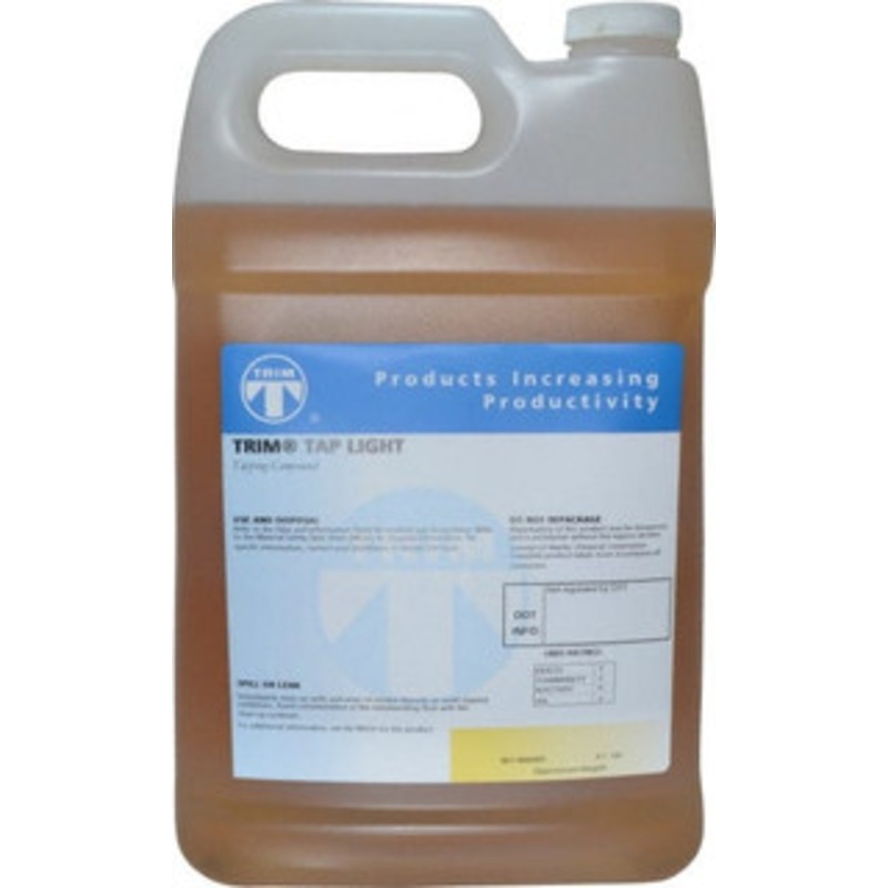Master Fluid Solutions TRIM Tap Light 1 Gal Bottle Tapping Fluid Straight Oil, For Use on Ferrous Metals & Nonferrous Metals TAPLT/1 – 02602837