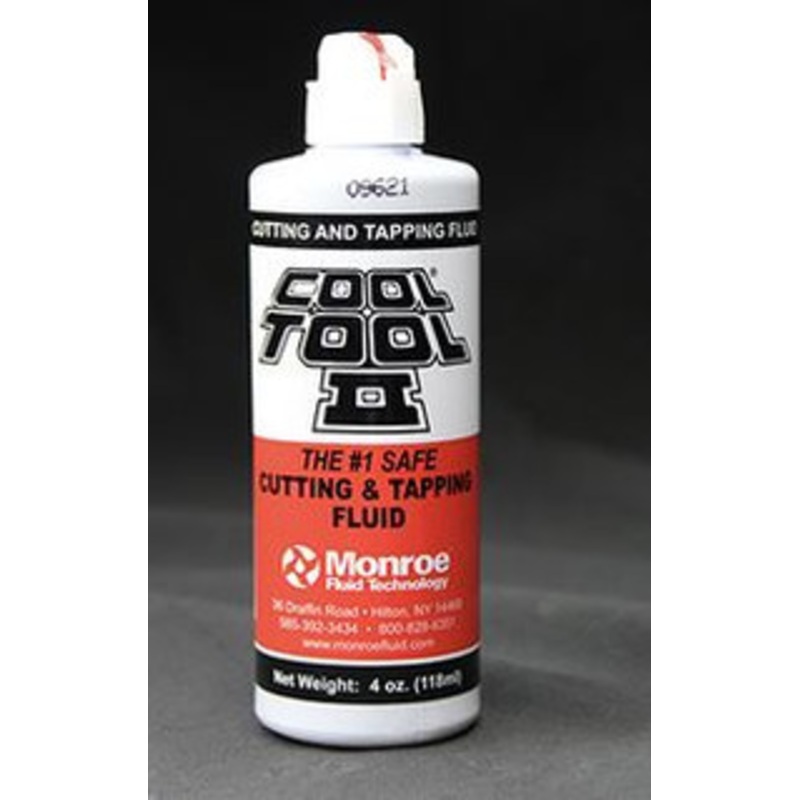 Monroe Fluid Technology Cool Tool II 4 oz Bottle Cutting & Tapping Fluid Straight Oil, For Use on Ferrous Metals & Nonferrous Metals 0003-1-004 – 00268169